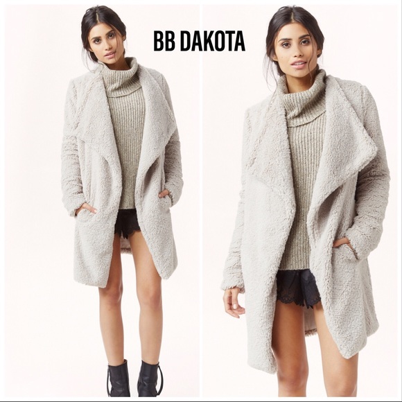 BB Dakota Jackets & Blazers - BB DAKOTA Liam Faux Fur Coat/Jacket